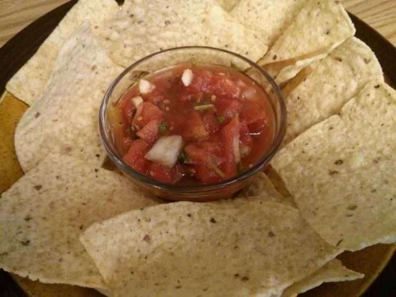 Danny's Tomato Salsa with Tortilla Chips