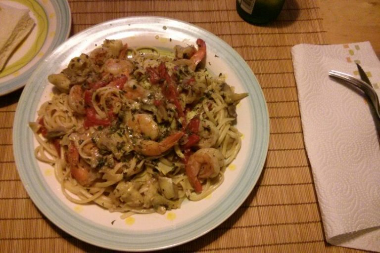 Shrimp & Artichoke Linguine Shrimp & Artichoke Linguine