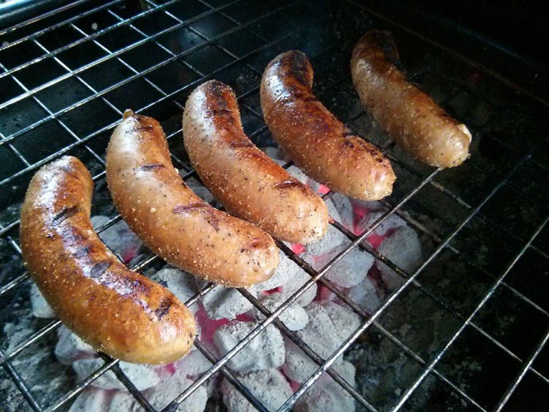 Sausage grilling