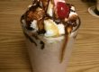 Snickers & Chocolate Brownie Milkshake