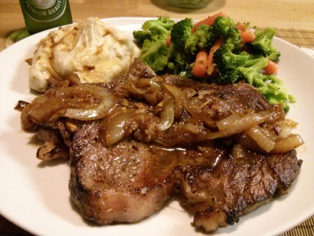 Spanish-style Pan-fried Bone-in Ribeye