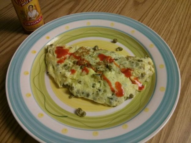 Sweet Pea Omelette