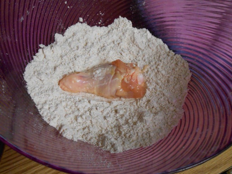 Chicken Wing in flour mixture