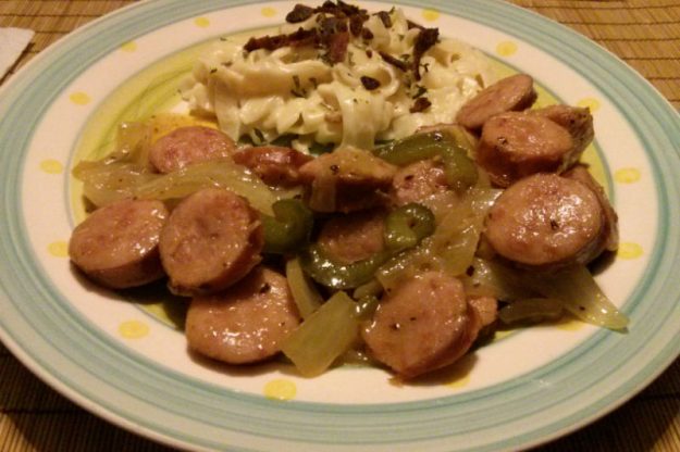 Kilbasa Sausage with Peppers and Onions Kilbasa Sausage with Peppers and Onions