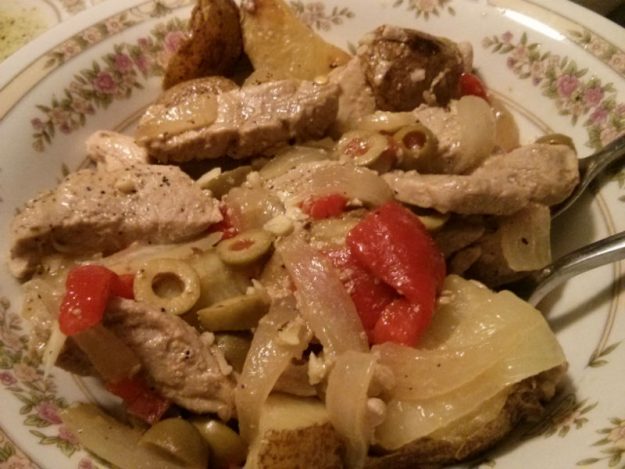 Puerco Salamanca (Pork Tenderloin and Potatoes Tapa)