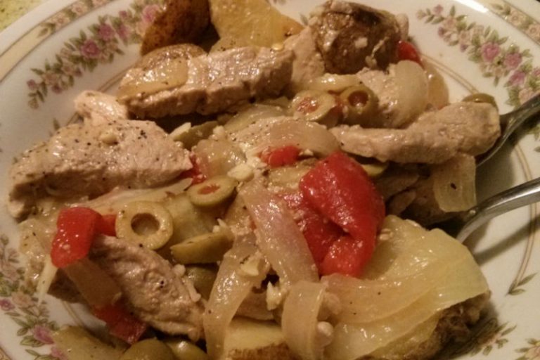 Puerco Salamanca (Pork Tenderloin and Potatoes Tapa)