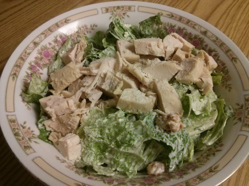 Rotisserie Chicken Caesar Salad