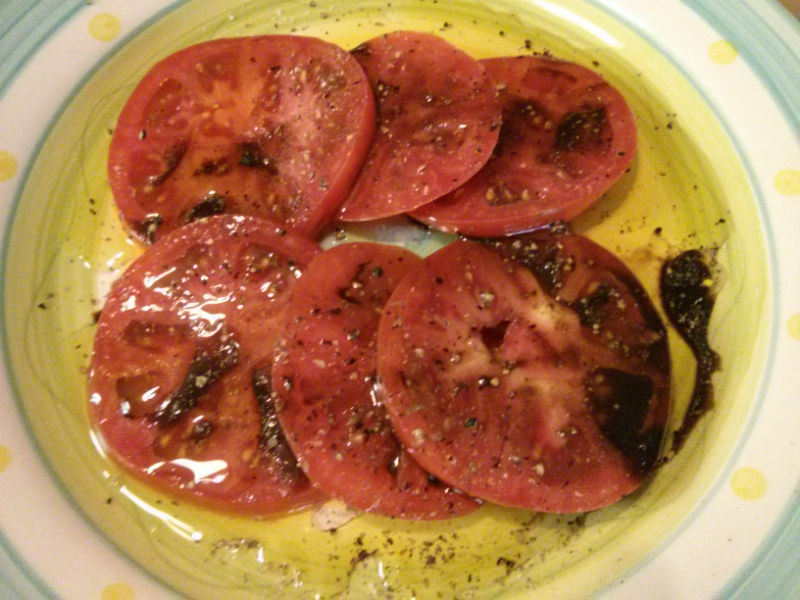 Sliced Tomato Salad