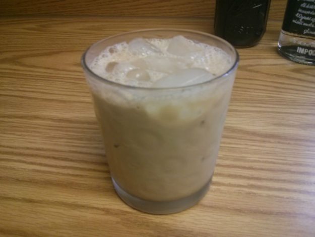 White Russian shaken and served