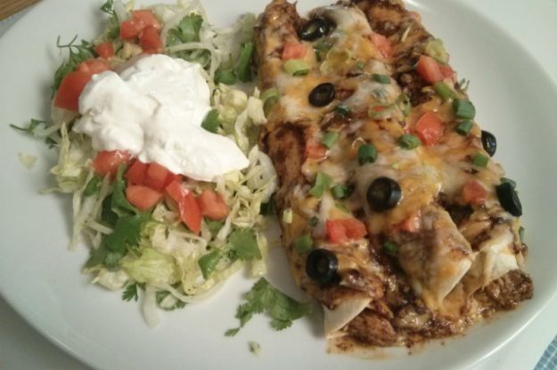 Rotisserie Chicken Enchiladas