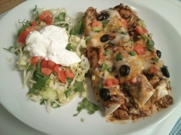 Rotisserie Chicken Enchiladas
