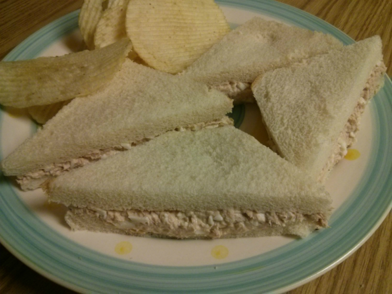 Classic Tuna Egg Sandwich